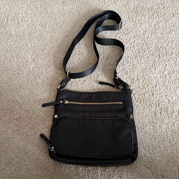 Kate & Alex Black Crossbody Bag Nylon travel bag - Picture 3 of 5